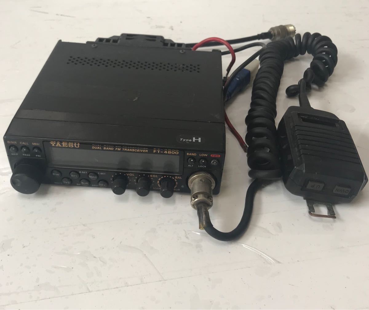 YAESU FT-4800 144/430MHzFM YAESU FT-4800 144&430MHz 車載