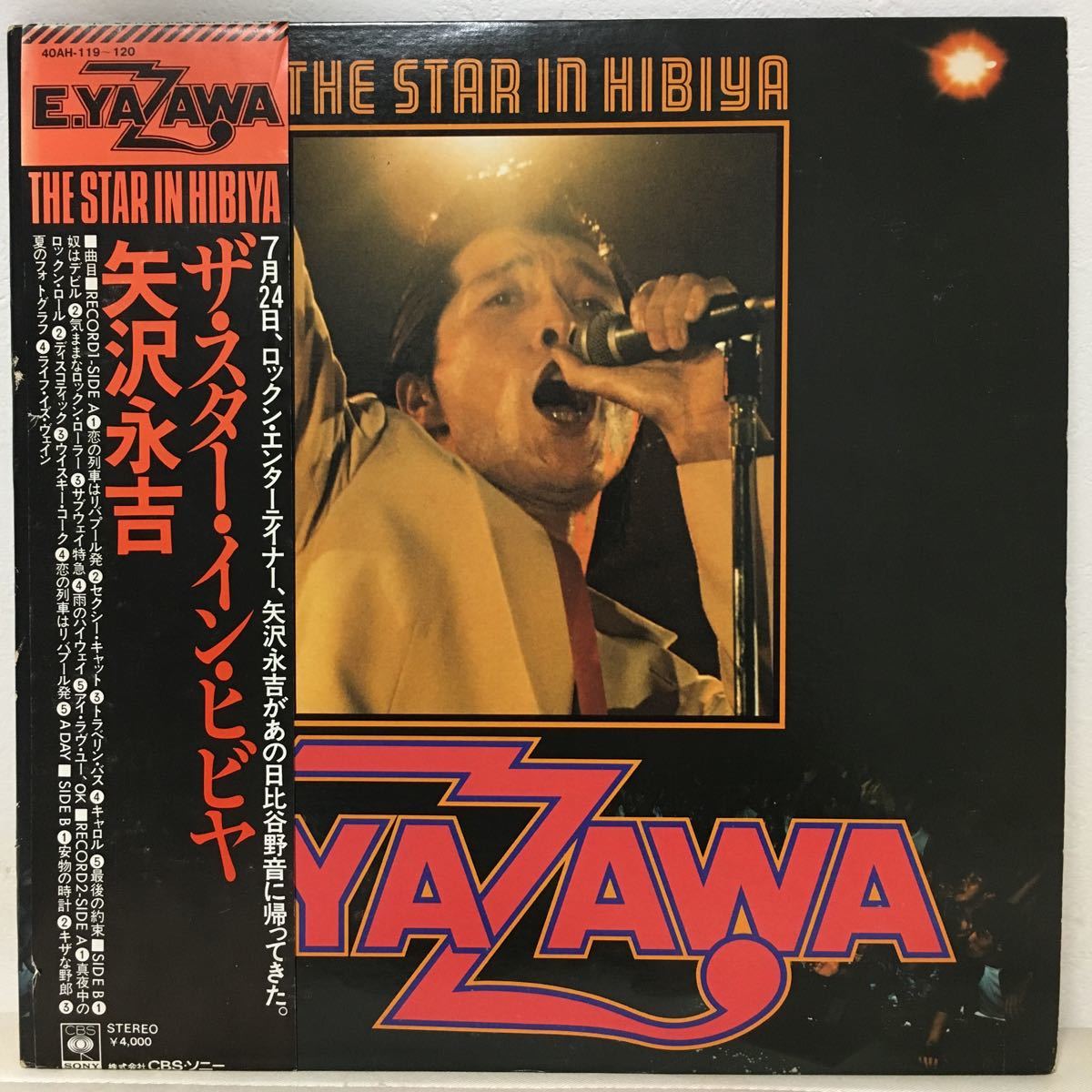 ◇矢沢永吉 78年 GOLD RUSH´78 告知 ポスター A1「俺を見ろ」 矢沢