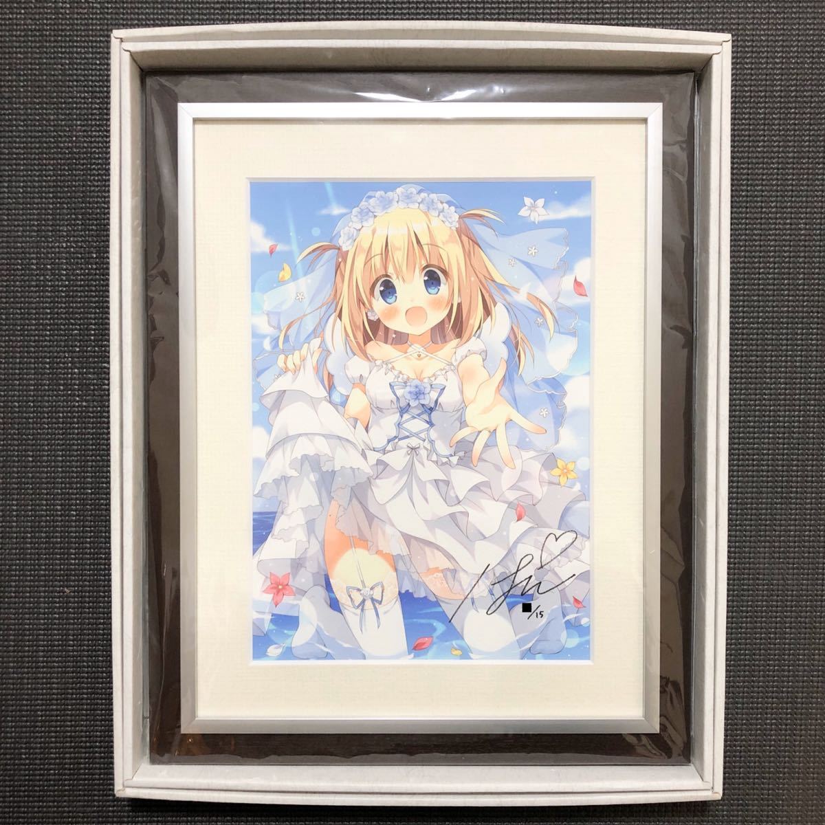 珈琲貴族 アルプスの雪解け水とセーラー服少女 ジークレー 版画
