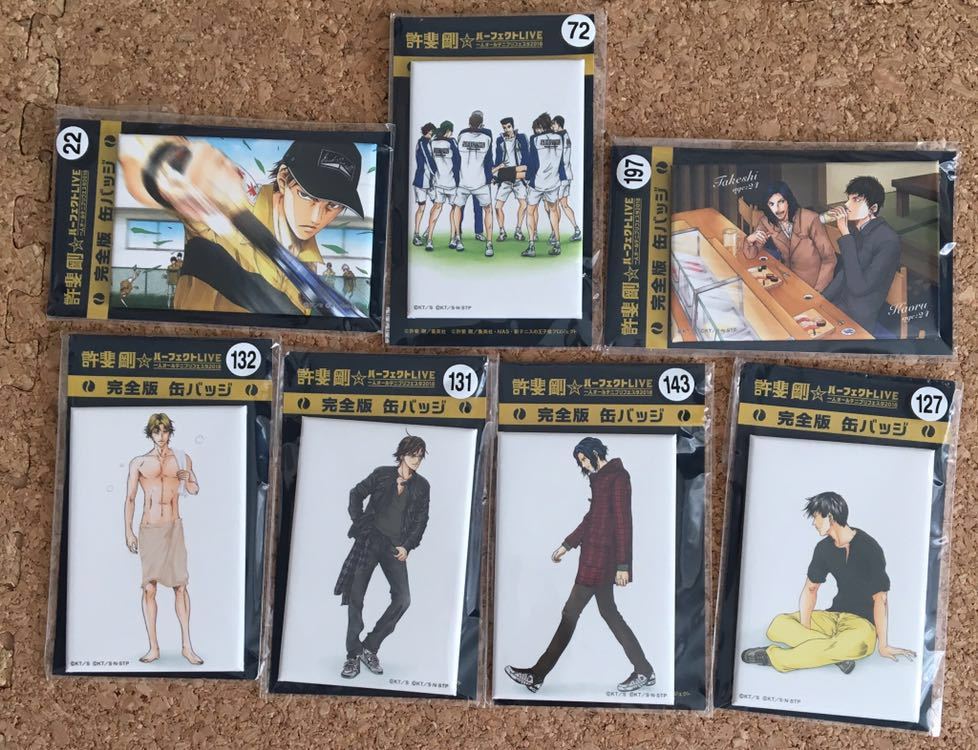 許斐剛 おてふぇす 完全版 缶バッジ 154 観月はじめ 許斐先生：『許斐