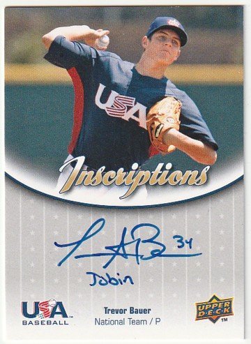 RC Trevor Bauer 直書きサイン on card auto インスク