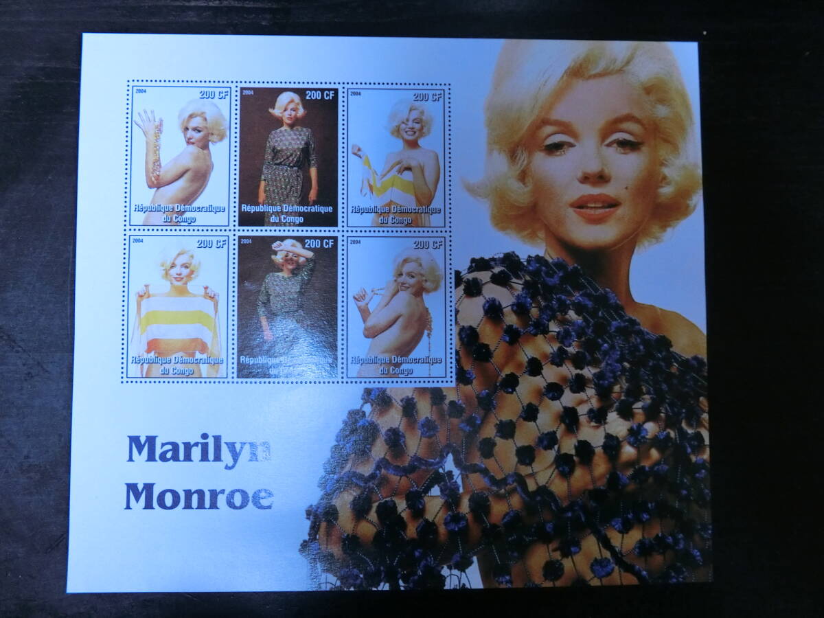 3088 外国切手 海外国々 2006年 マリリンモンロー生誕80周年記念シート