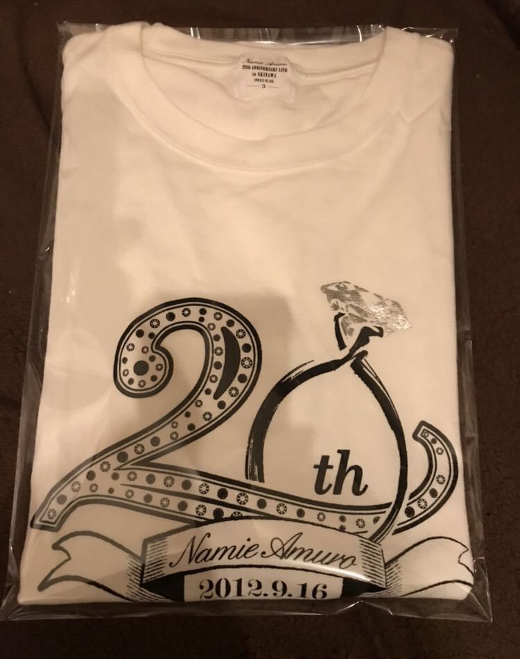 安室 Anniversary Live in OKINAWA Tシャツ 白 未開封！安室25th