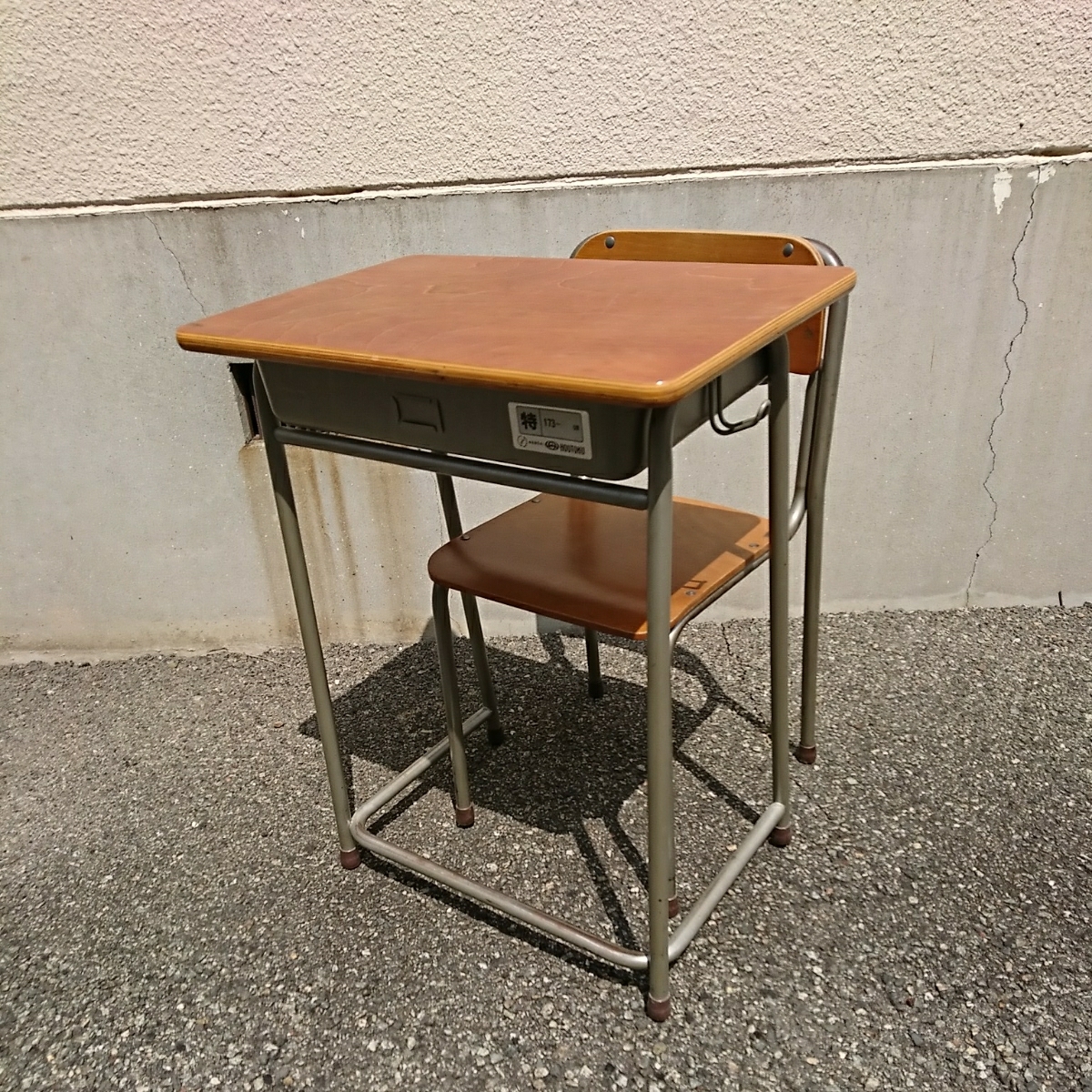 昭和勉強机椅子机 昭和 勉強机 椅子 机