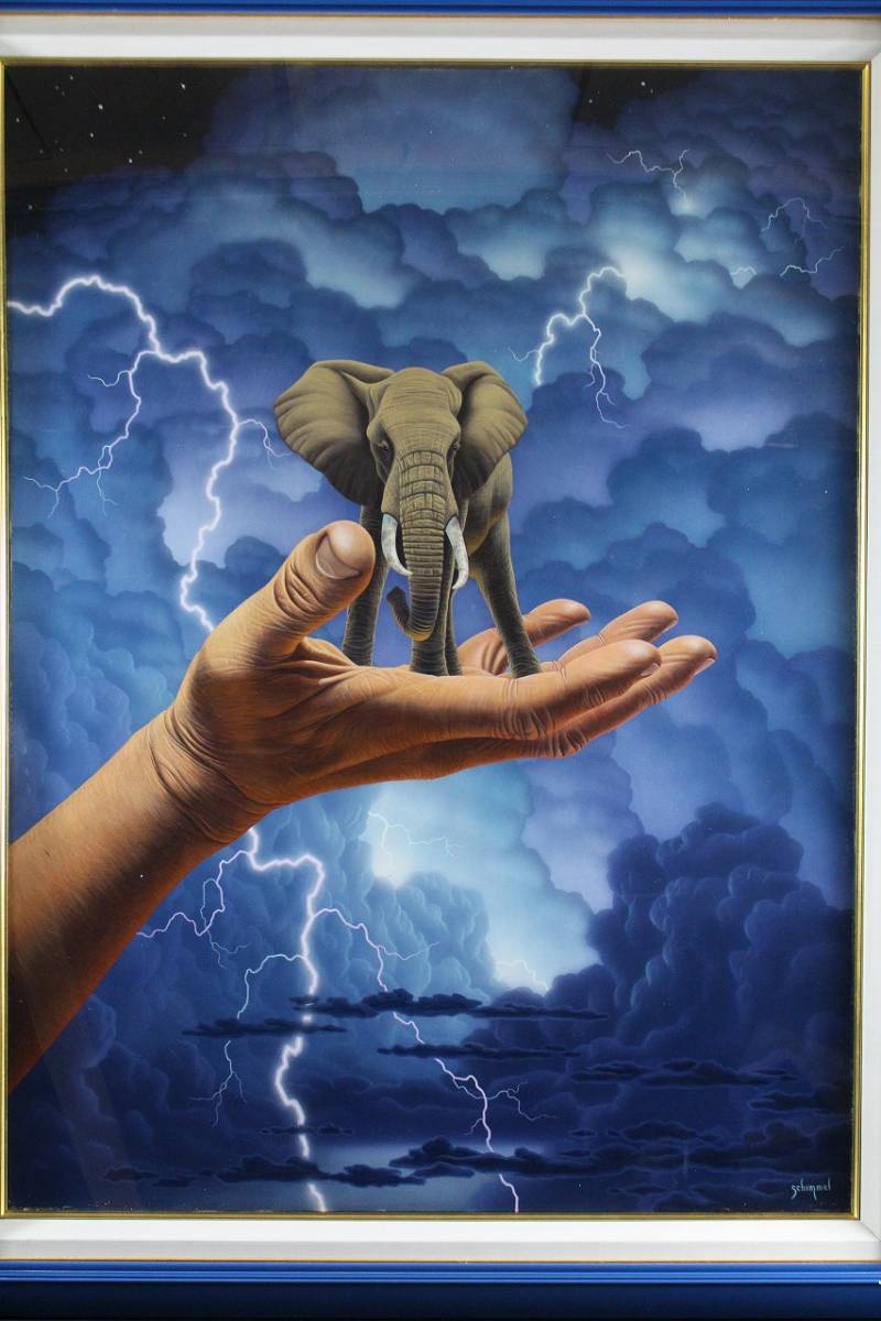 シムシメール 宇宙への祈り シムシメール 宇宙への祈り 絵画 サイン