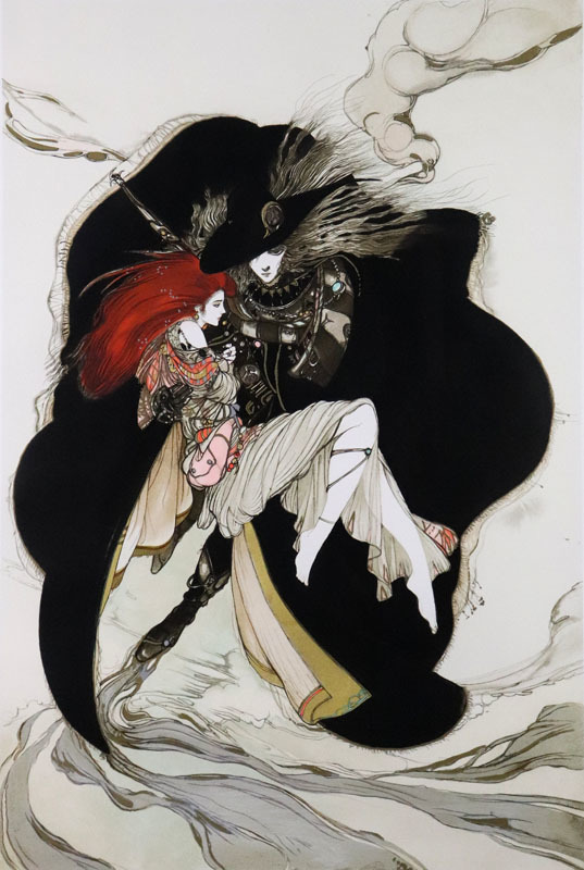 アールビバン 天野喜孝 リトグラフ ミスティ 菊地秀行 吸血鬼ハンター