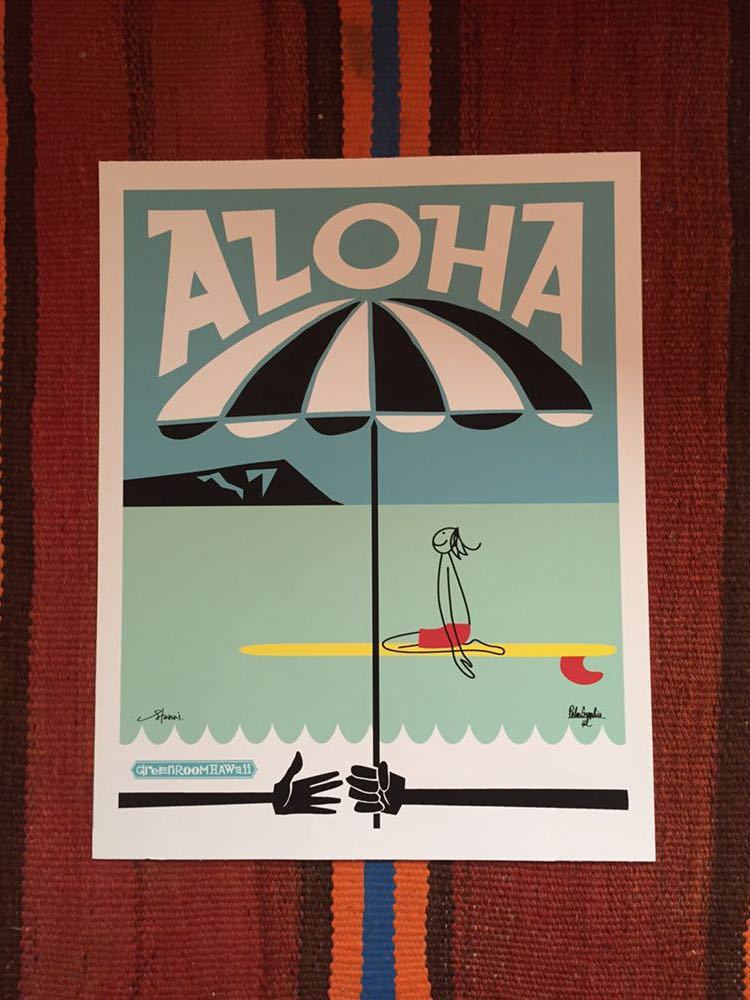 額付き【アートポスター】豊田弘治× 花井祐介（ALOHA） 【公式通販】