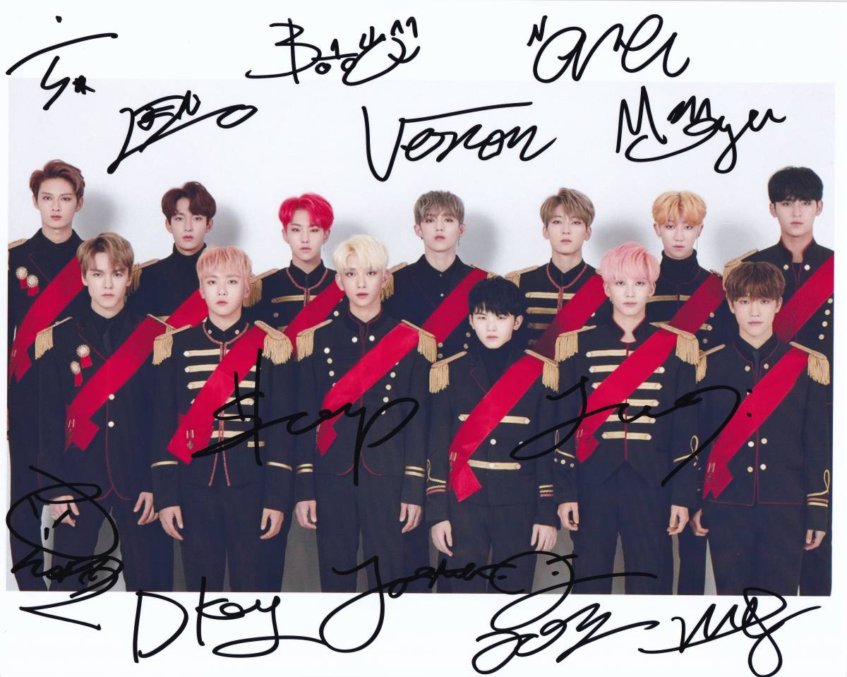 SEVENTEEN ミンギュ 直筆サイン ポストカード your choice SEVENTEEN