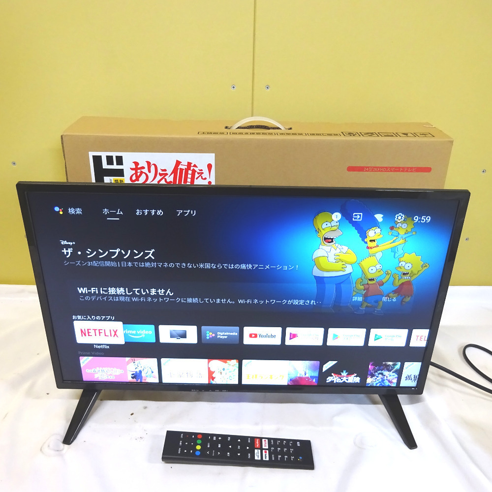 ドンキホーテ 24型フルHDチューナーレススマートテレビ ドンキテレビ