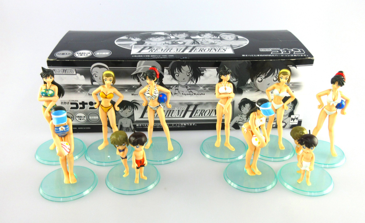 未開封 名探偵コナン プレミアム ヒロインズ フルコンプ 全10種 水着