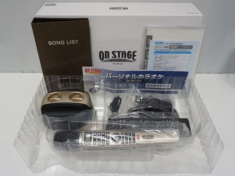極美品☘️オンステージパーソナルカラオケ1250曲収録PK-WT120