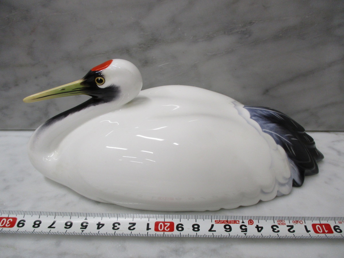 オールドノリタケ Noritake オブジェ 鶴 Noritake オールドノリタケ 鶴