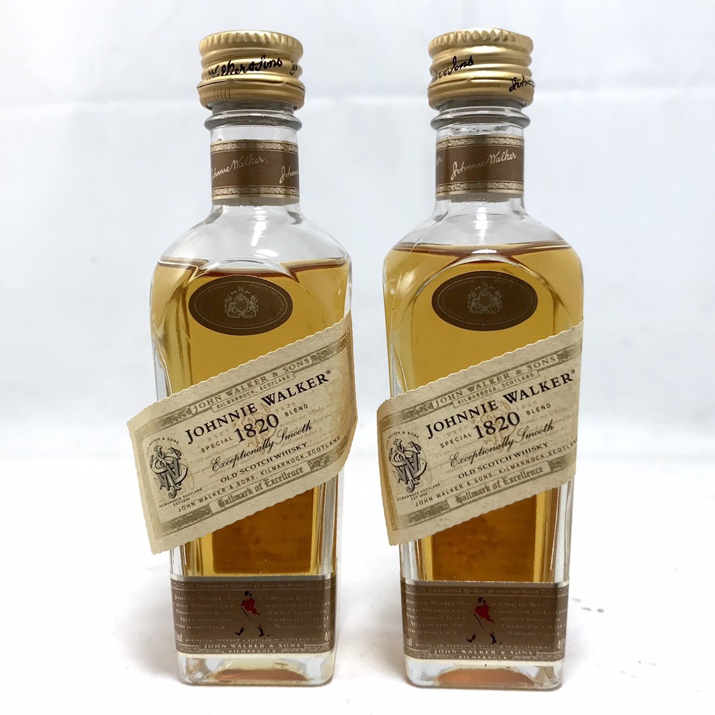 ジョニーウォーカー 1820 40度 50mlミニチュア7本セット Johnnie