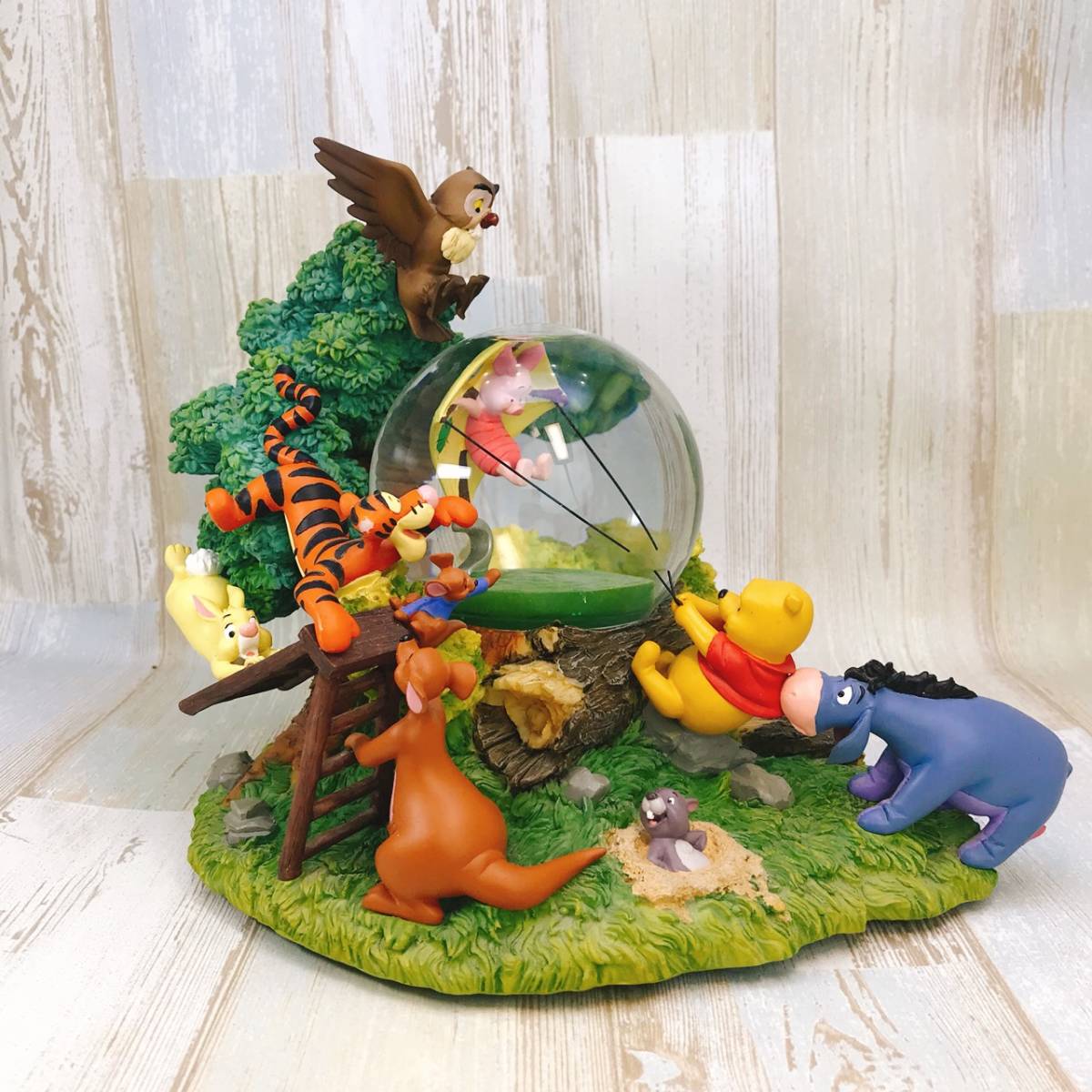 くまのプーさん オルゴール スノードーム レア］くまのプーさん