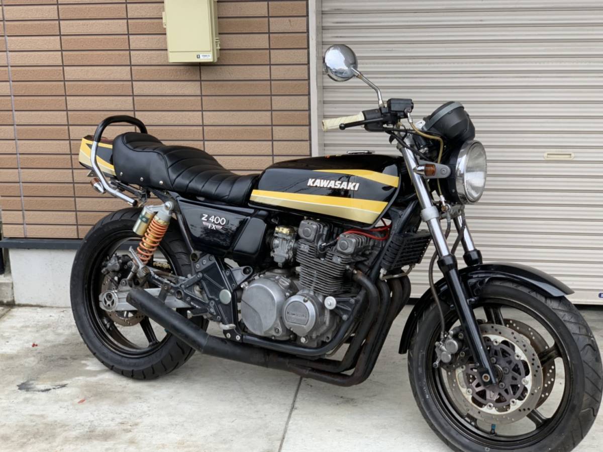 え？さん専用アオシマ☆Z400FXタイガーカラー製作品(素人作品)☆ え