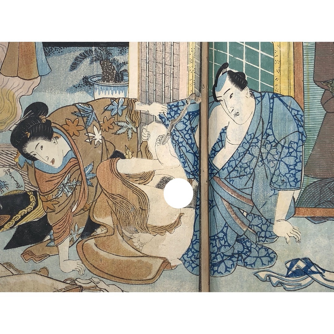 hana_desu15 歌川国芳画 春画本【當世小紋帳 上中下 三冊揃】