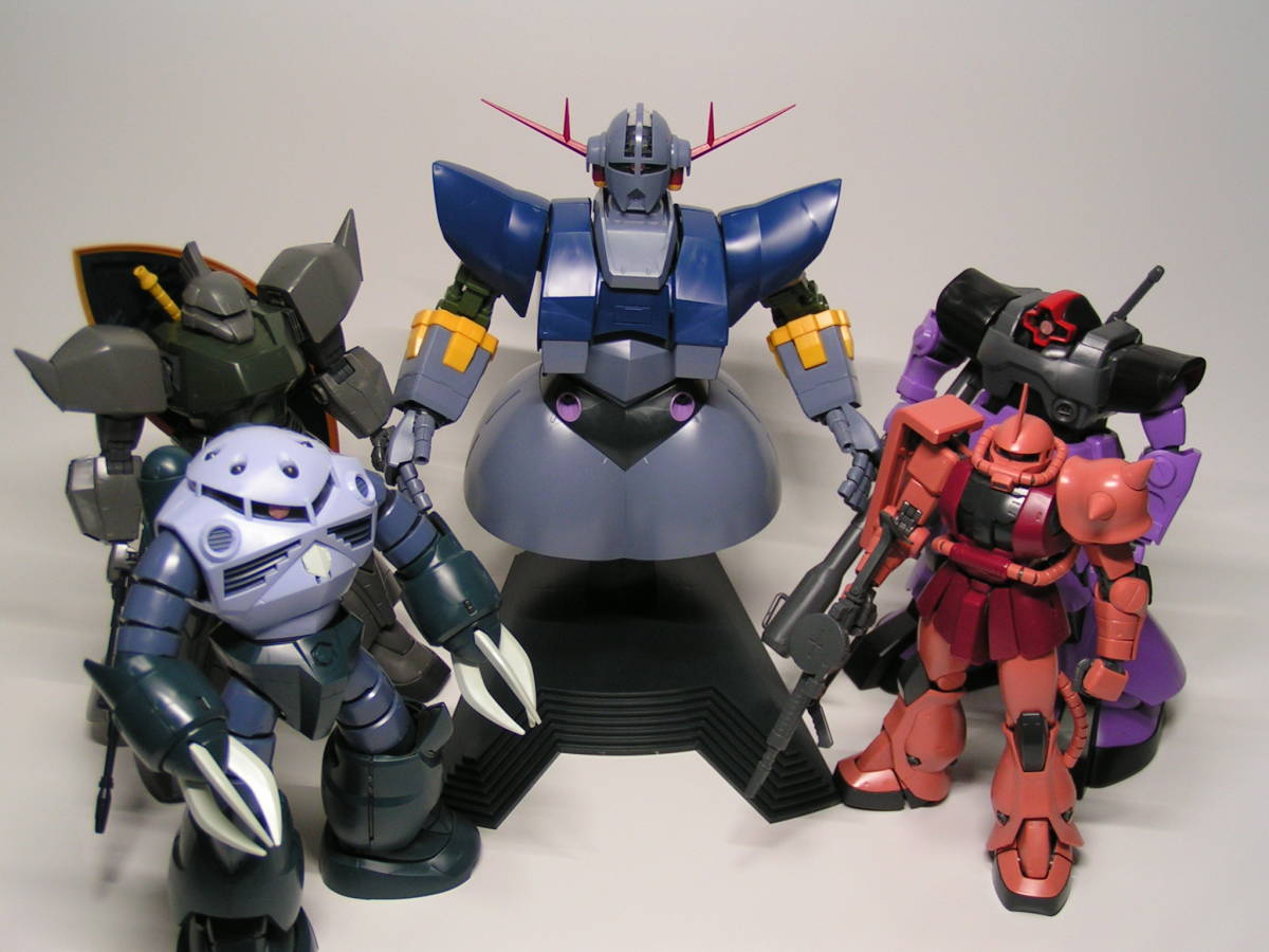 MGザクⅡズゴックゲルググジオング 2機セット】MG シャア専用ゲルググ