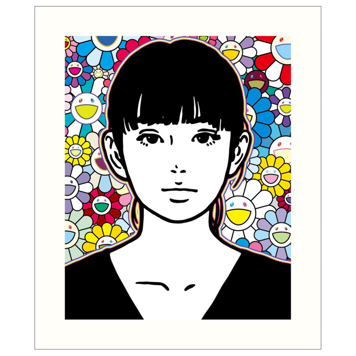 kyne untitled 2024 ED100 yellow シルクスクリーン kyne untitled