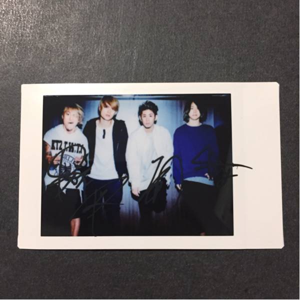 ONE OK ROCK 直筆サイン入りポラロイド ONE OK ROCK 直筆サイン入り