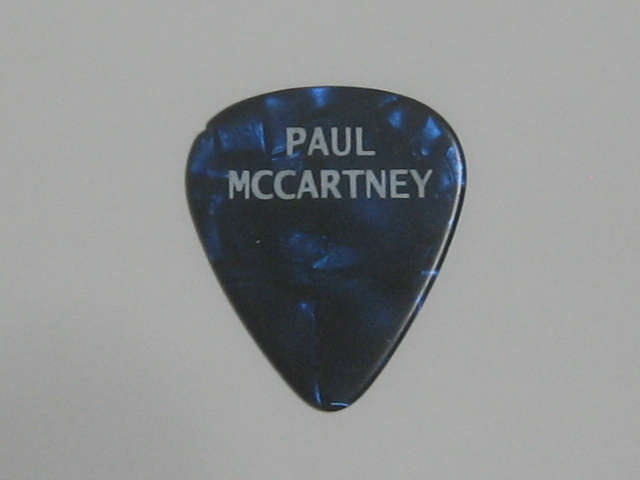 Paul McCartney ポール・マッカートニー 2017 ギターピック