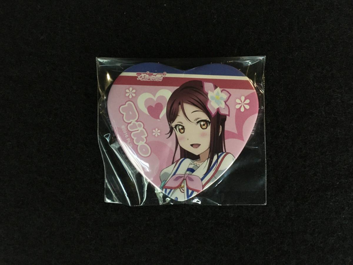 ラブライブ サンシャイン Aqours 桜内梨子 First ハート缶バッジ ラブ