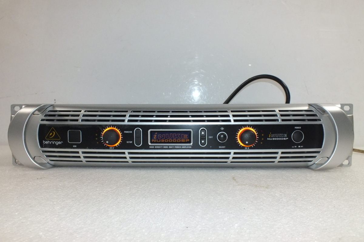 Behringer Nu3000 パワーアンプ動作確認済み