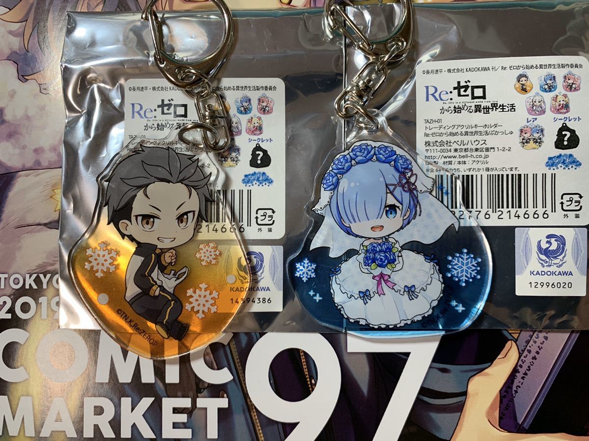 リゼロ 国際展示場駅前ローソン限定 アクリルキーホルダー レム