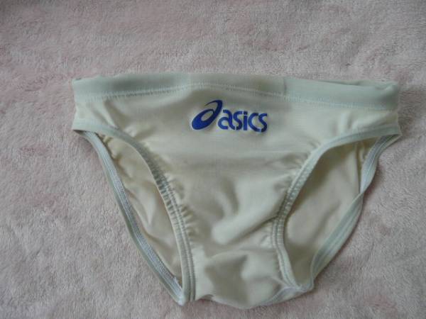 スケスケ】競泳水着 競パン アシックス 白アシ ハイドロcd ss 競泳