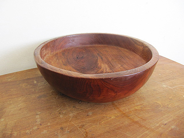 R-059138 中古 総欅(ケヤキ)材 四つ脚が可愛い!エスニックな雰囲気を