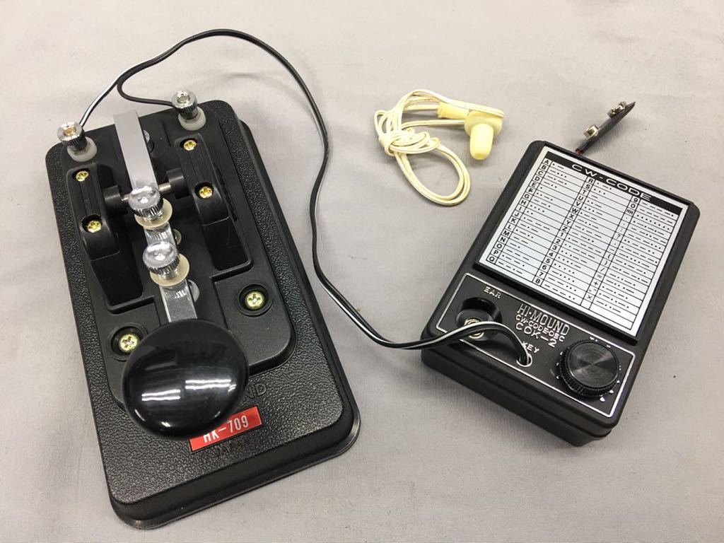 KRF モールス信号モニター MO-900 II HK-709 KRF モールス信号モニター