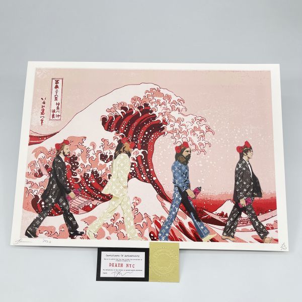 DEATH NYC スヌーピー アートポスター 極美品／未使用 No.25 DEATH NYC