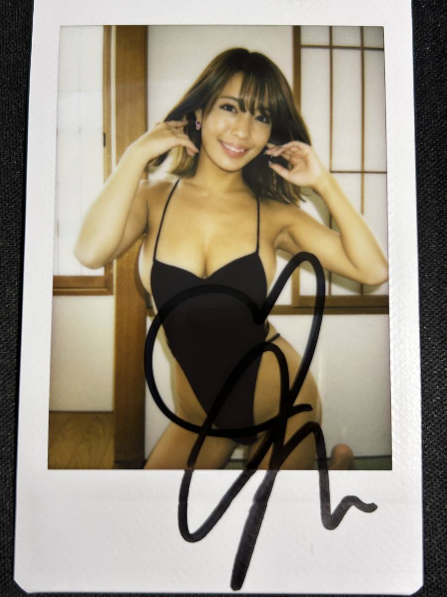 橋本梨菜 りなと日焼け DVD購入特典 直筆サイン入り現場チェキm(サイン)｜