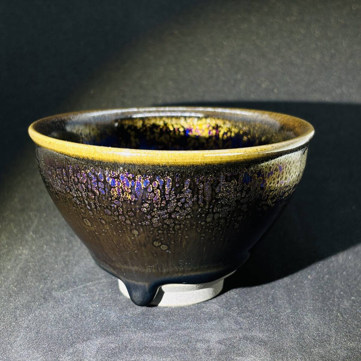 中国古美術 宋時代鈞窯釉茶碗 XG2-88 中国古美術 宋時代鈞窯釉茶碗 XG2