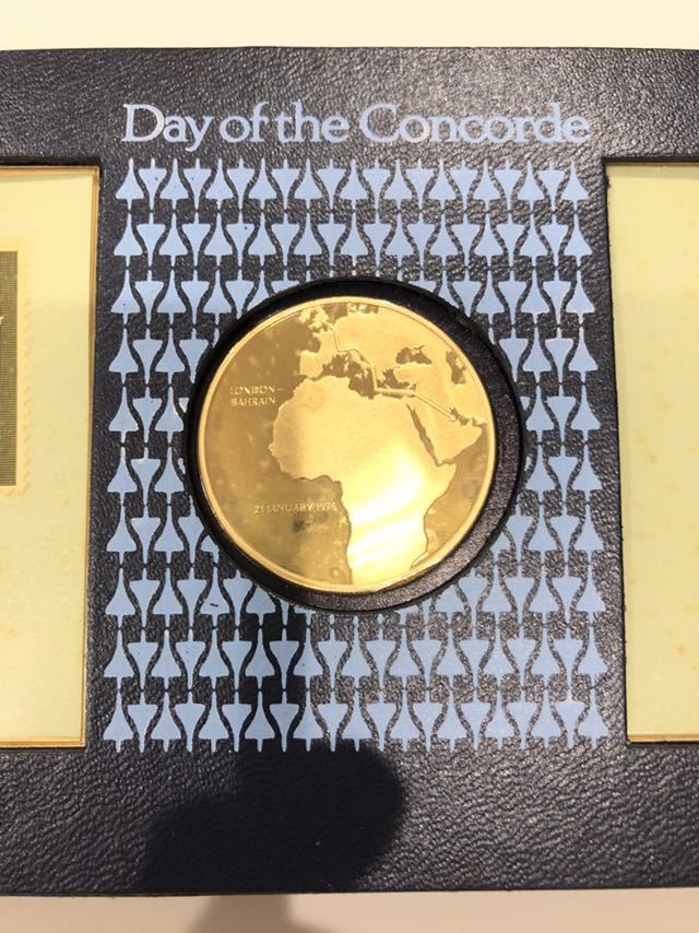 コンコルド就航特別記念 純銀メダル(silver925) フランクリン・ミント