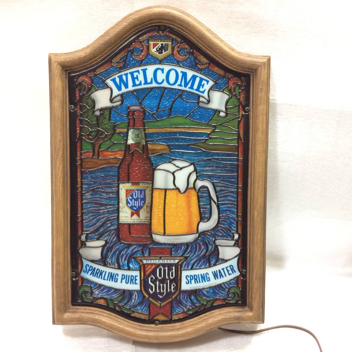 レア】 OLD STYLE BEER オールド スタイル ビール 照明 ランプ 【公式