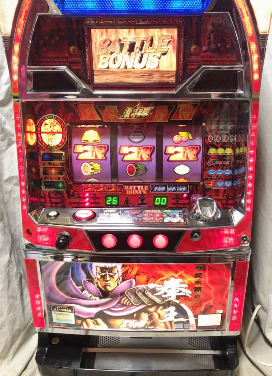 パチスロ4号機 サミー 初代北斗の拳 夢想転生パネル実機