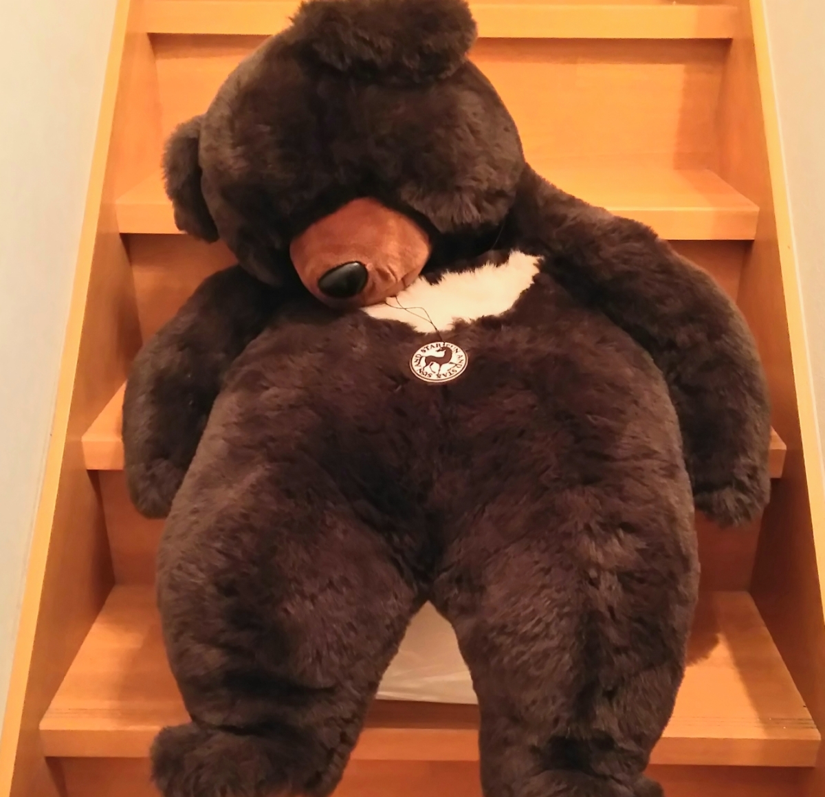 希少 昭和レトロ サンアンドスター ツキノワグマ ぬいぐるみ くま