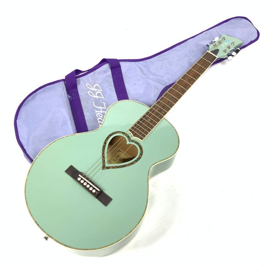 希少】JJ Heart アコースティックギター JJC-HRTKIT ピンク JJ HEART