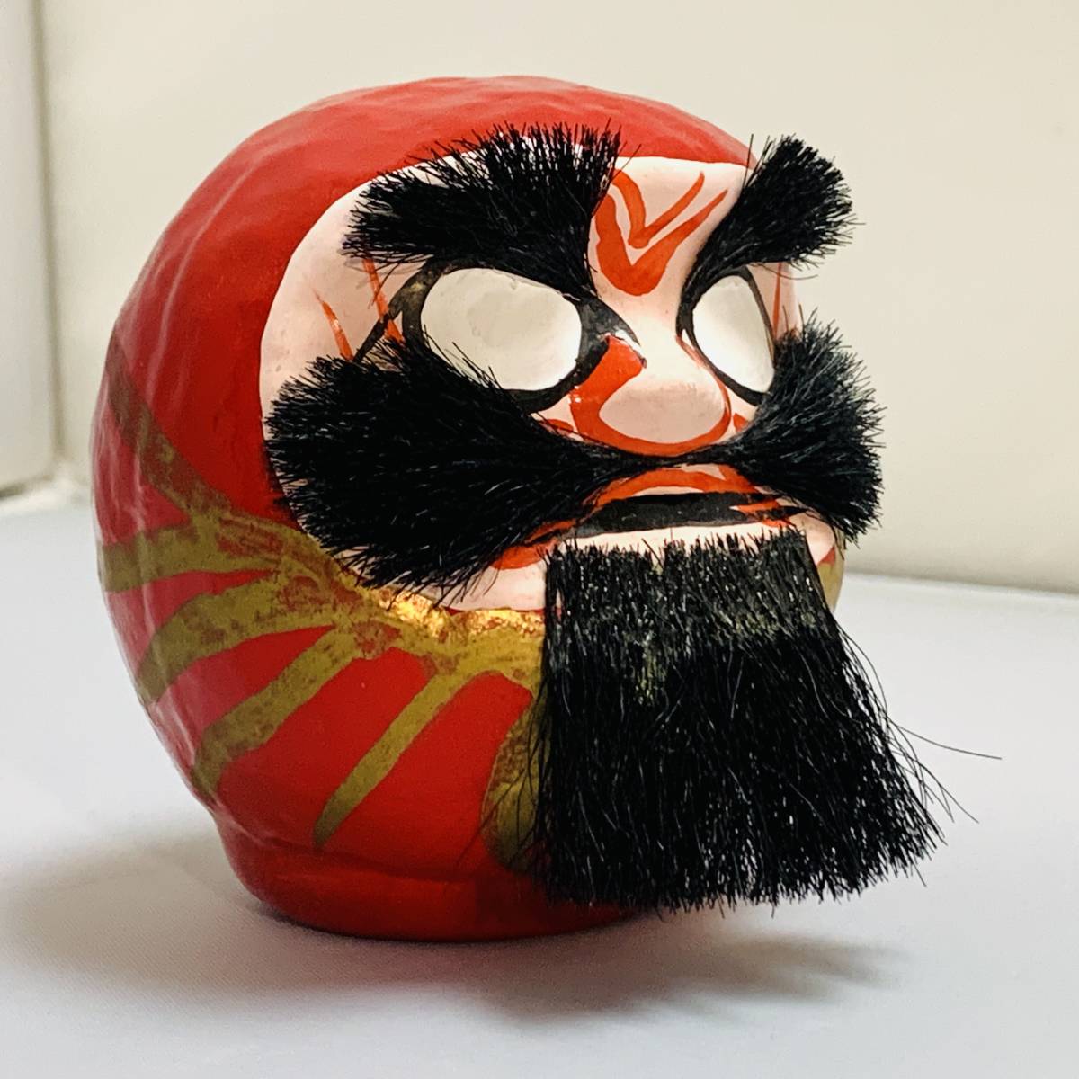 ◇極希少 大正時代◇相州だるま(達磨/ダルマ) 張り子された状態 木製木