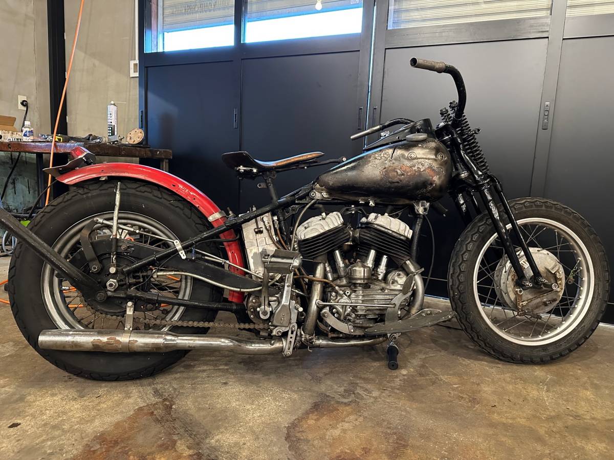 ハーレーナックルパンヘッド サイドバルブwl 配送 ハーレーナックル