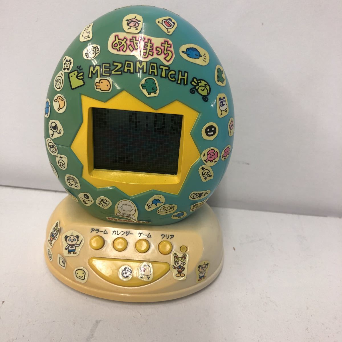 公式 【ほぼ新品】たまごっちの目覚まし時計 めざまっち 白 ほぼ新品