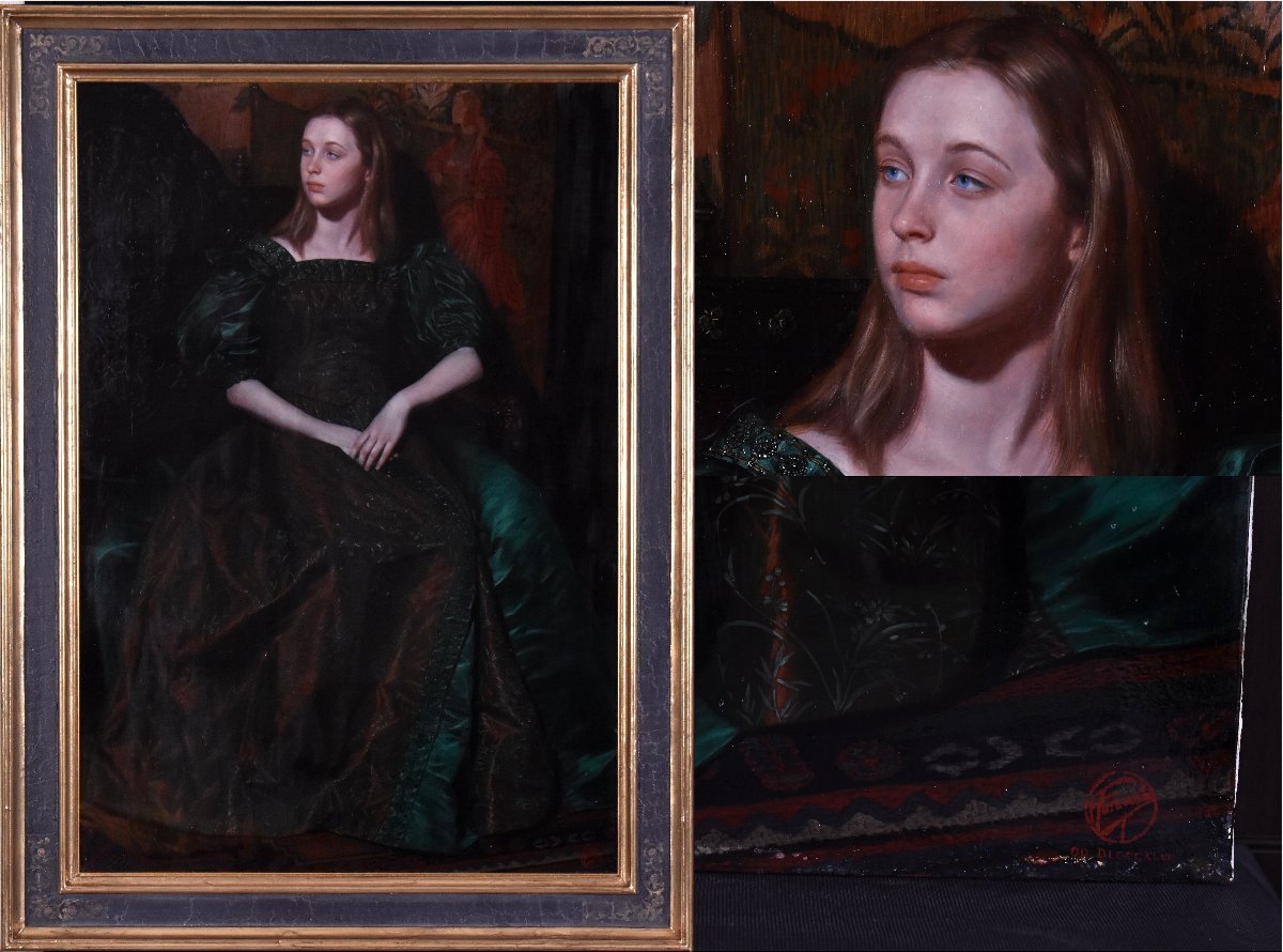 真作】【WISH】萩原義雄 「静物」15号 大作 油彩 1989年作 ◇写実名品