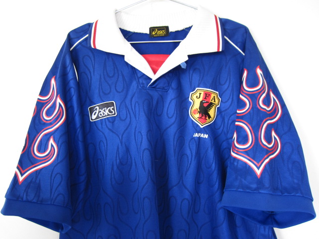希少 日本代表 ユニフォーム フランスW杯 炎モデル 98年 復刻 モデル