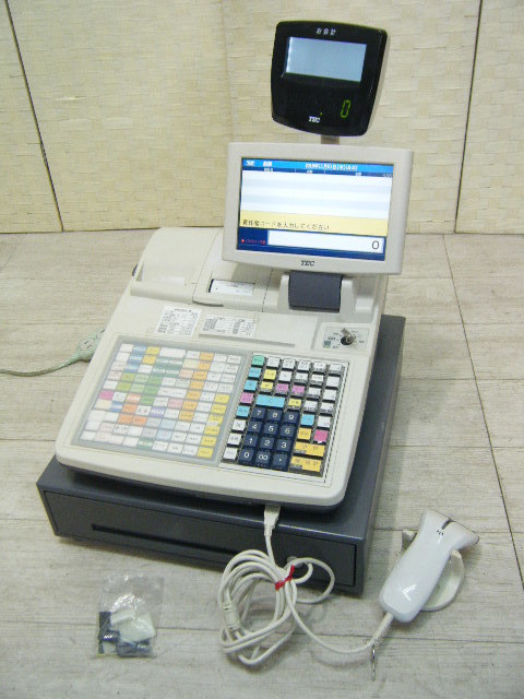 電子レジスター 東芝TEC FS-2055 レジ 中古】1み72☆高性能☆TEC 東芝