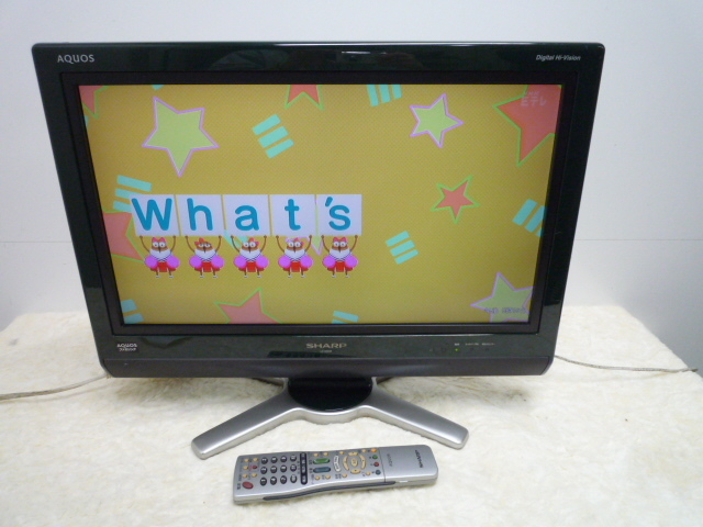 SHARP AQUOS 液晶テレビ 32型 2008年式 大河原克行のNewsInsight(84