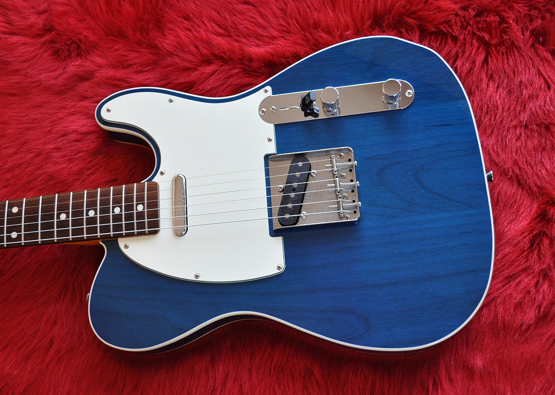 1円スタ 美品 Fender Japan TL62B Telecaster TBL Trans blue