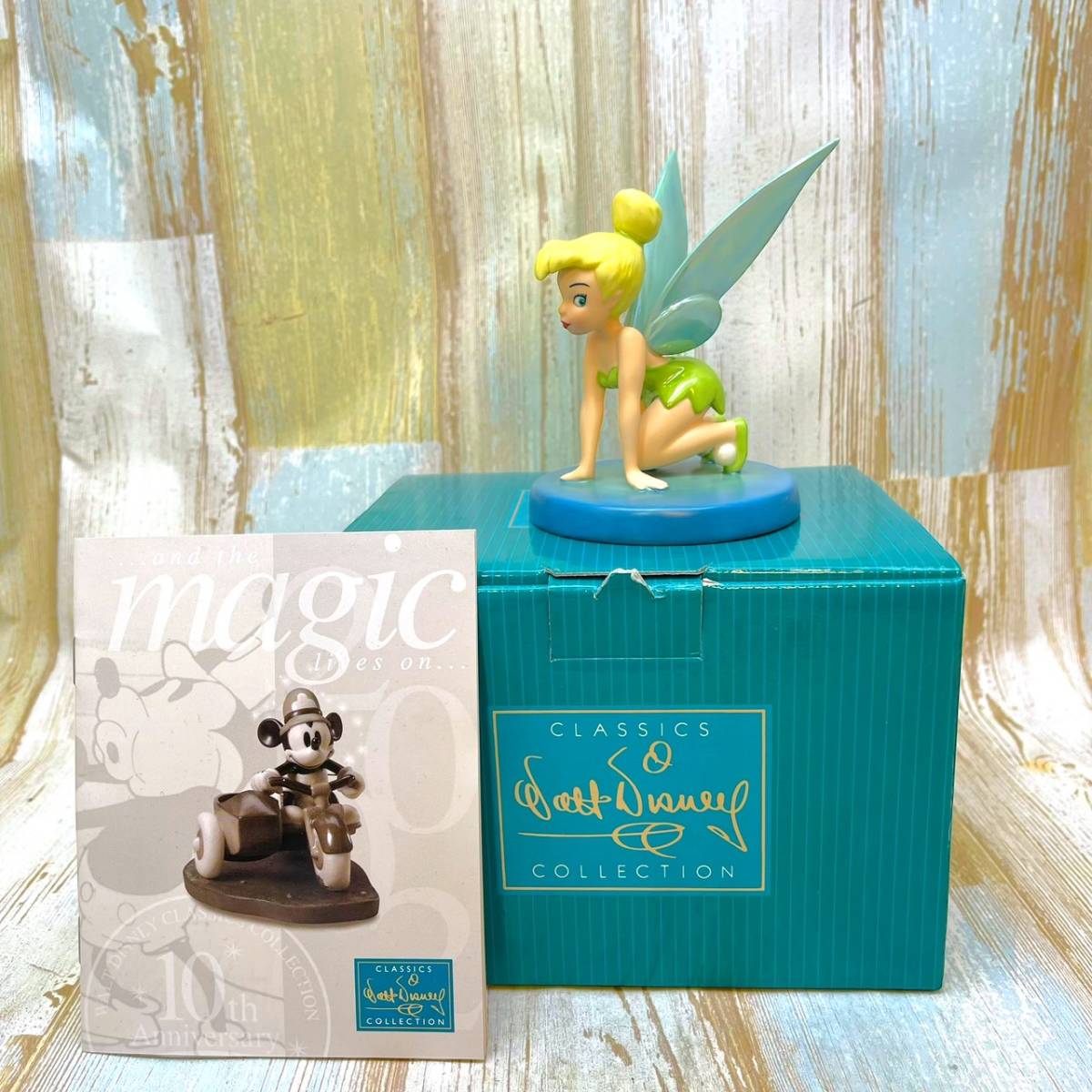 希少 ティンカーベル 大型スノーグローブ ディズニー 希少ティンカー