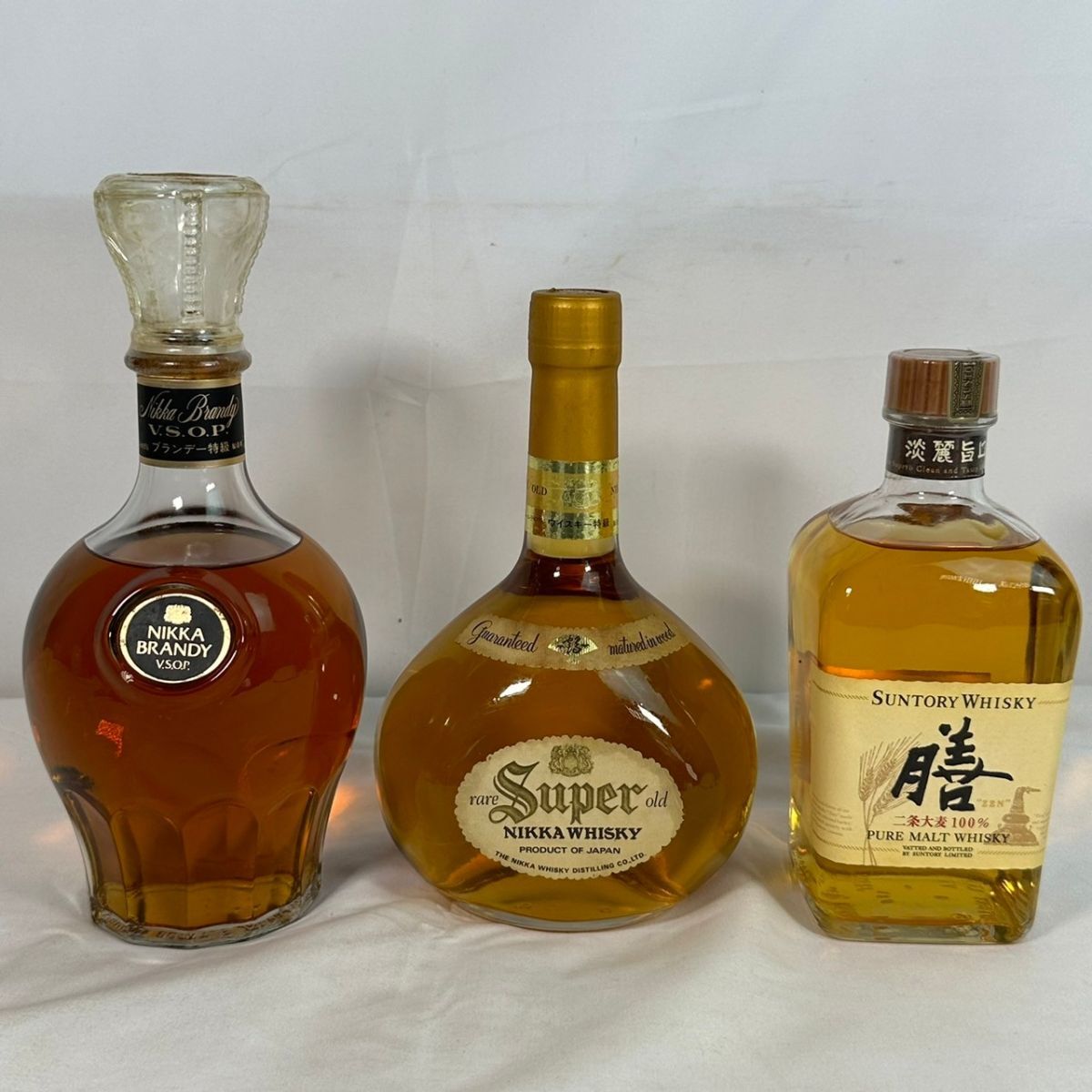 未開栓】ウイスキー ブランデー おまとめ5本 Super NIKKA・Suntory