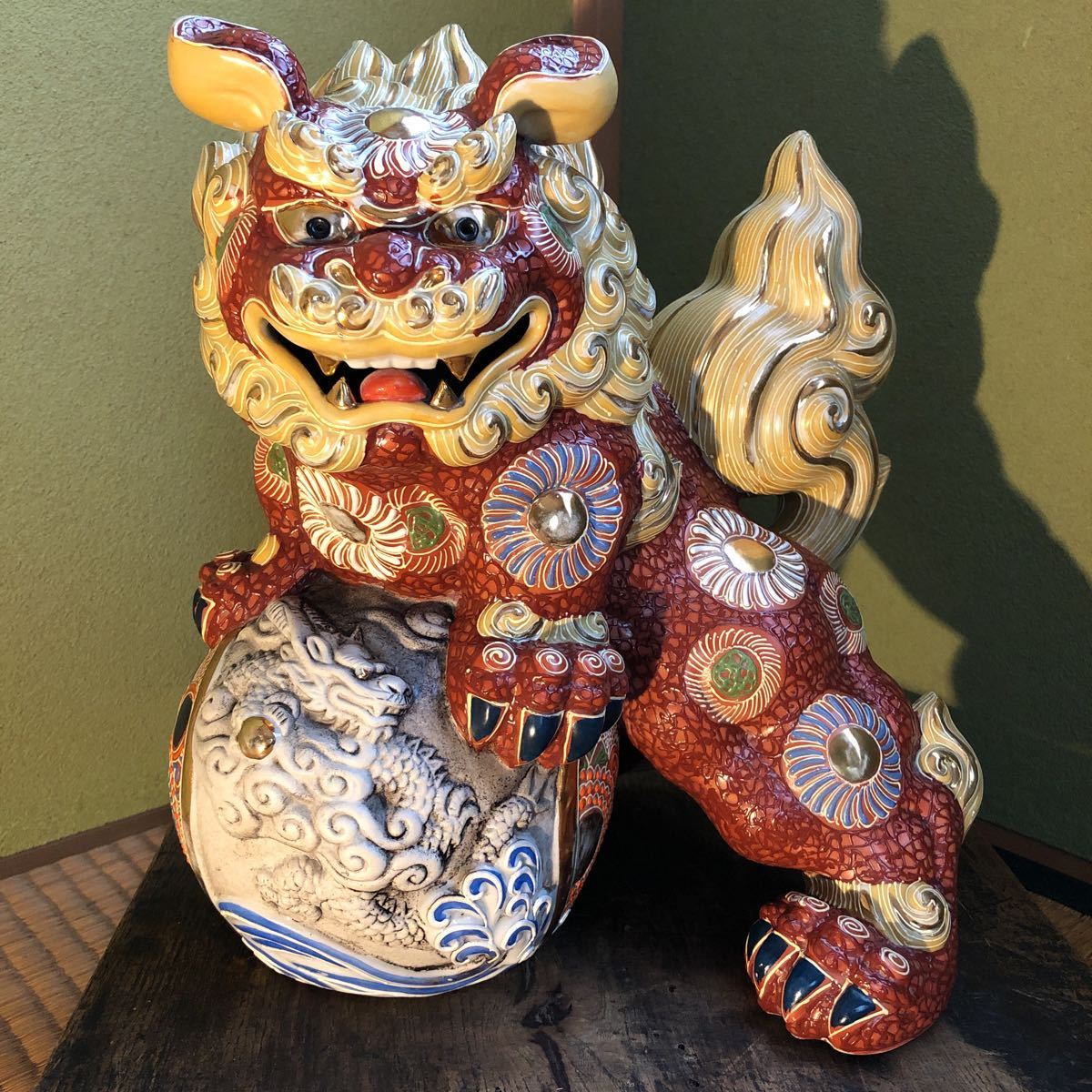 ⭐️唐子像 布袋様 越後獅子 磁器人形 置物 縁起物 作家物美術工芸品