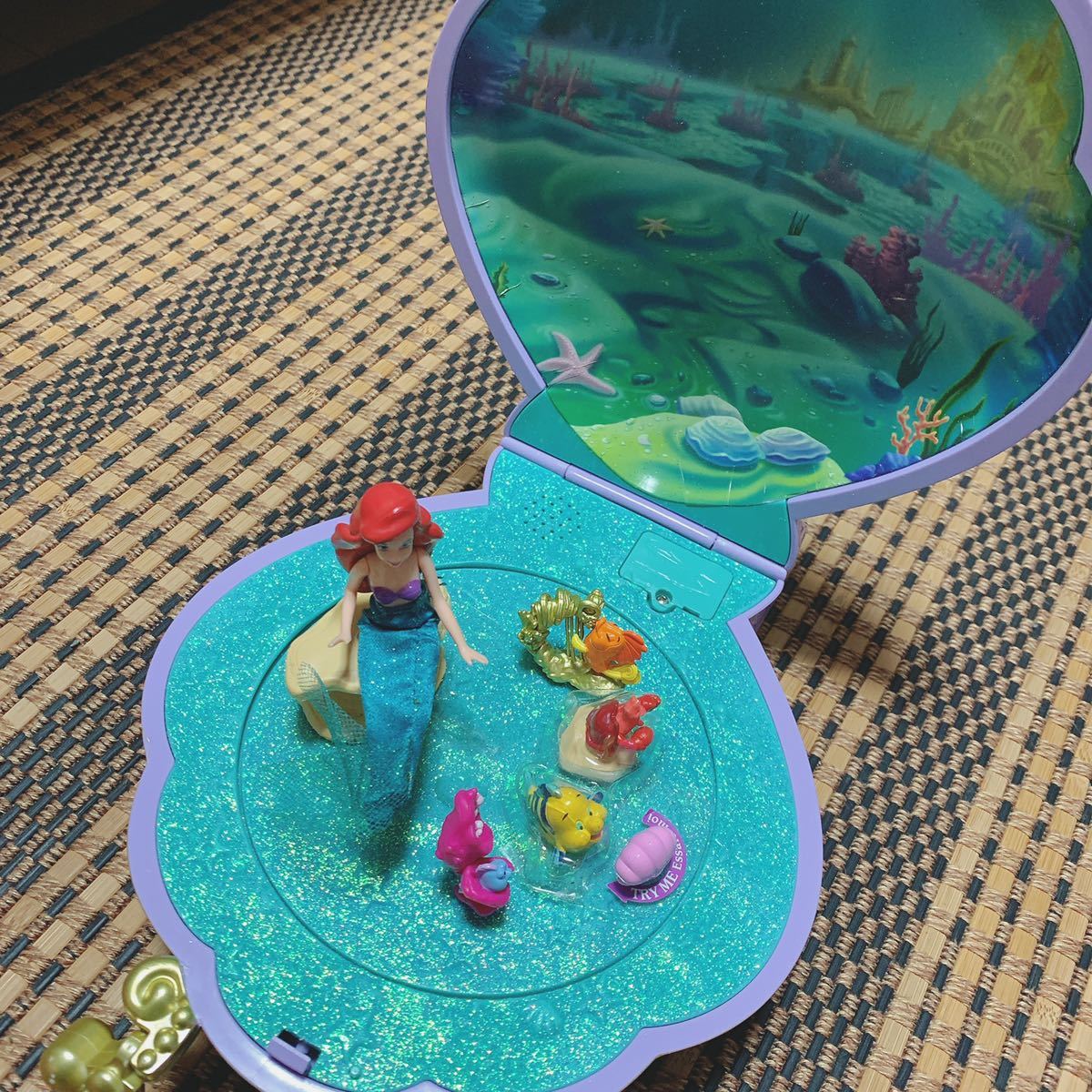 レア】リトルマーメイド アリエル LED万華鏡 オルゴール アリエル